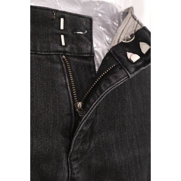 Chico’s Platinum Ultimate Fit 0.5 Jeans Black Wash Denim Straight Leg Stretch - Picture 5 of 12